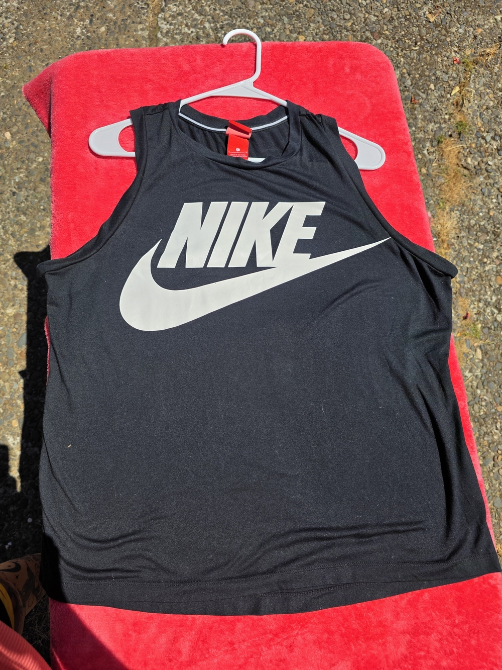Nike Black Sleeveless Logo Tank